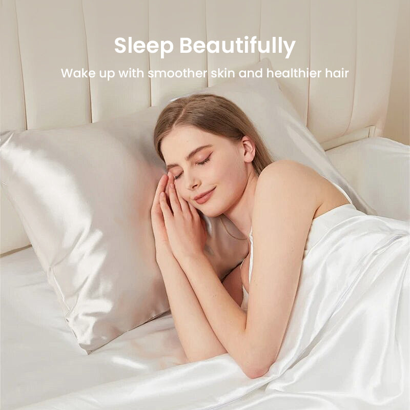 APSMILE Seiden-Kissenbezug