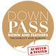 APSMILE feather products are DOWN PASS certified for reliable traceability and quality assurance.