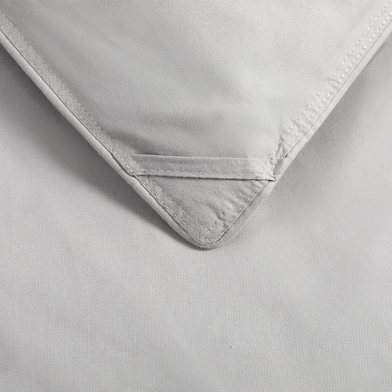 Sky-Classic Organic Cotton Goose Feather Down Comforter All-Season and Winter-weight Feather & Down Duvet Insert