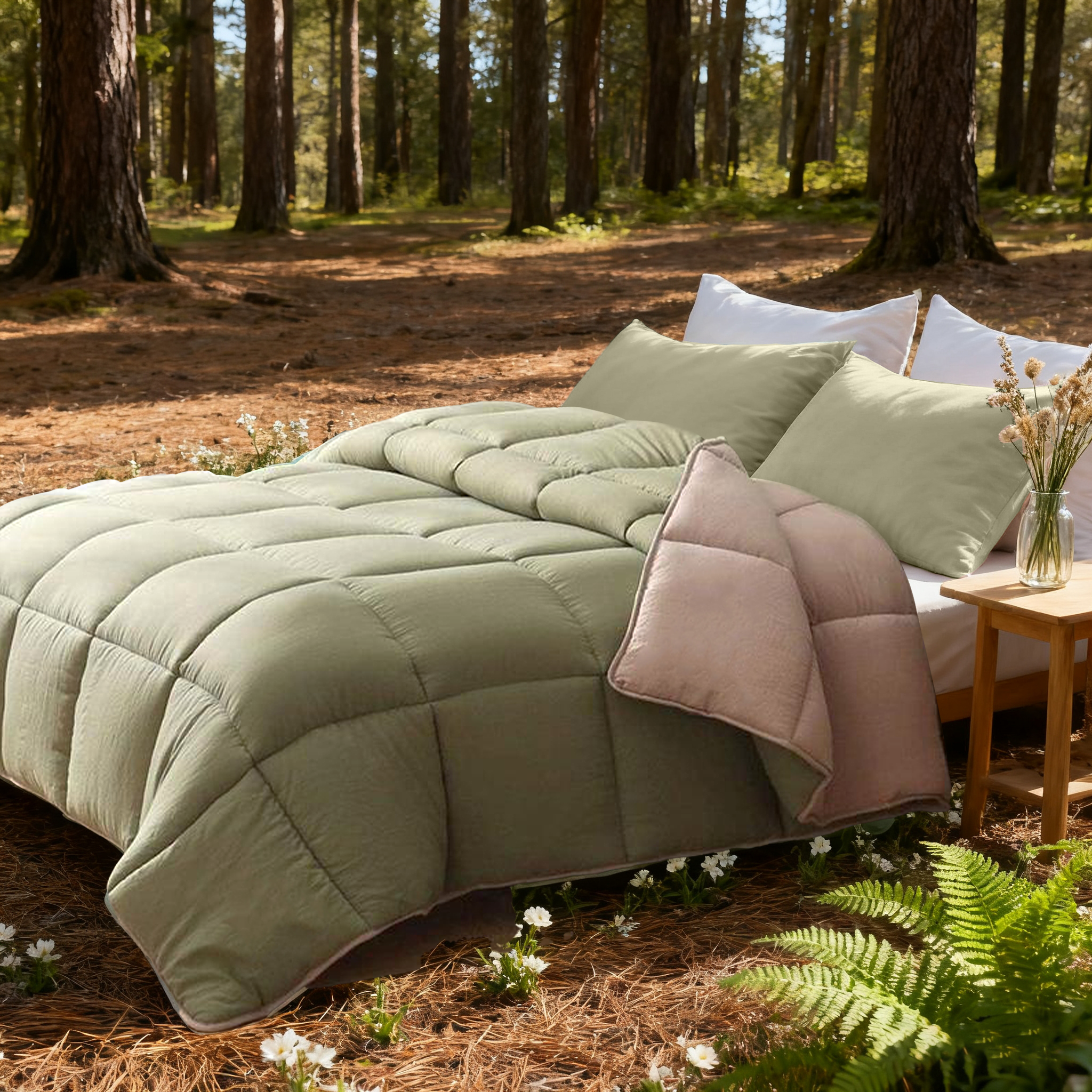 APSMILE Vegan Soft™ Down Alternative Comforter Set With Pillows