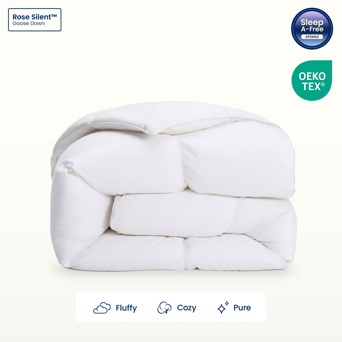 Rose Silent™ Goose Down Duvet