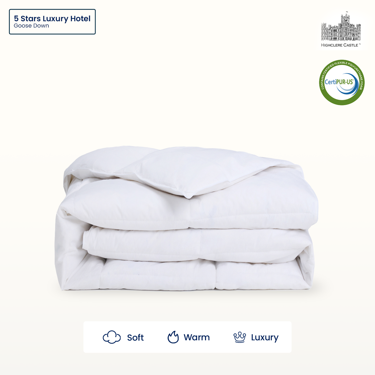 5 Stars Luxury Hotel Goose Down Duvet