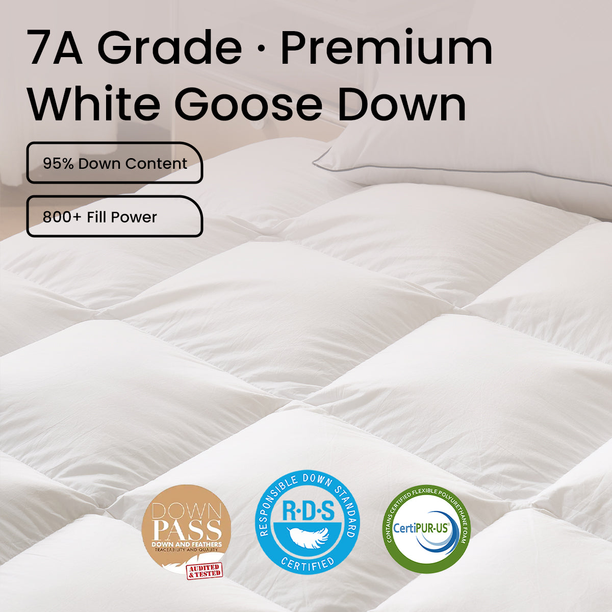 Far-infrared Luxury Down Comforter Insert