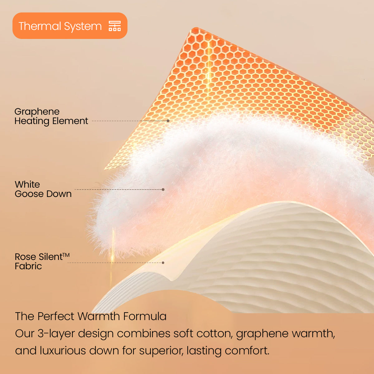 Far-infrared Luxury Down Comforter Insert