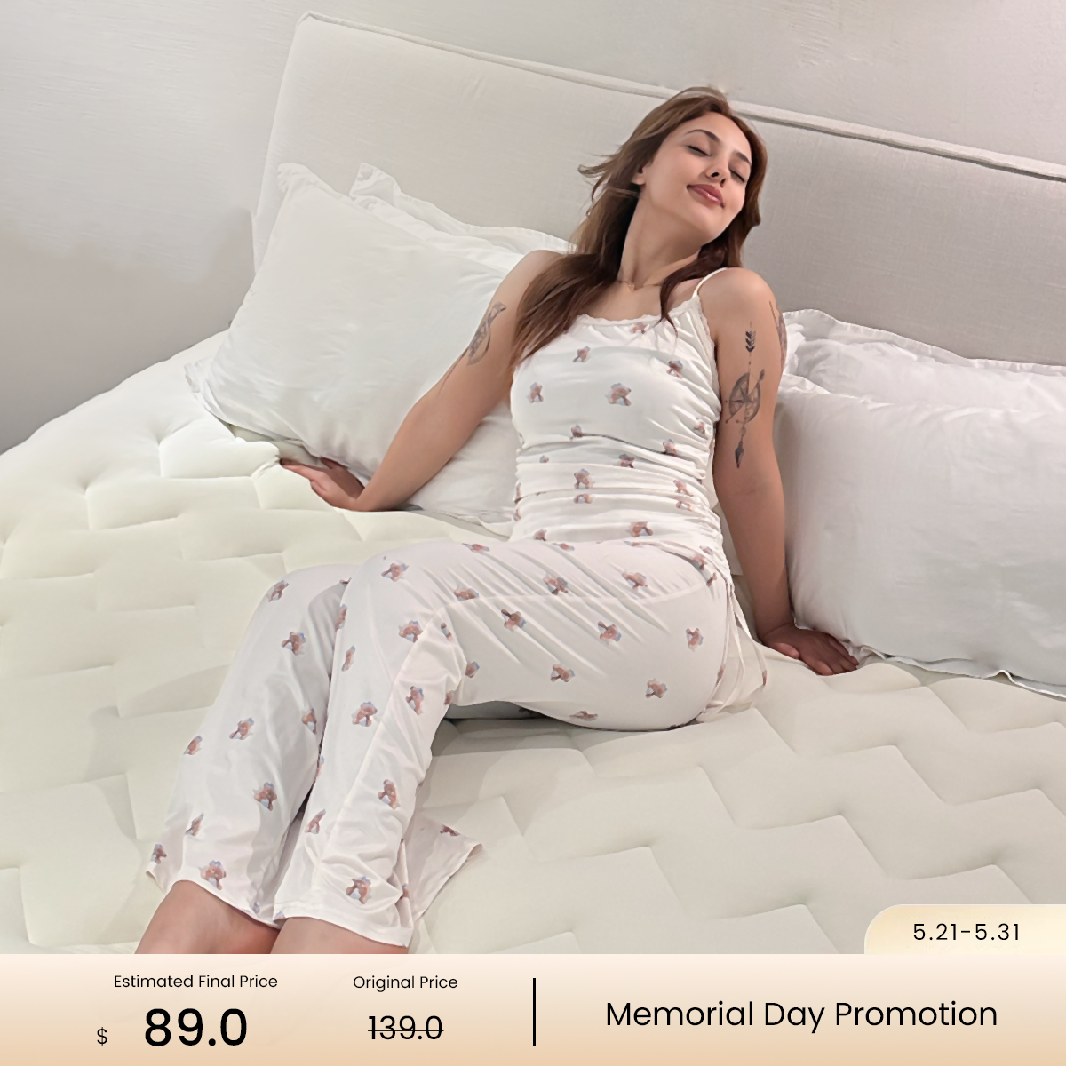 Soft & Cozy 3D Fill Cooling Mattress Topper – Luxurious Comfort