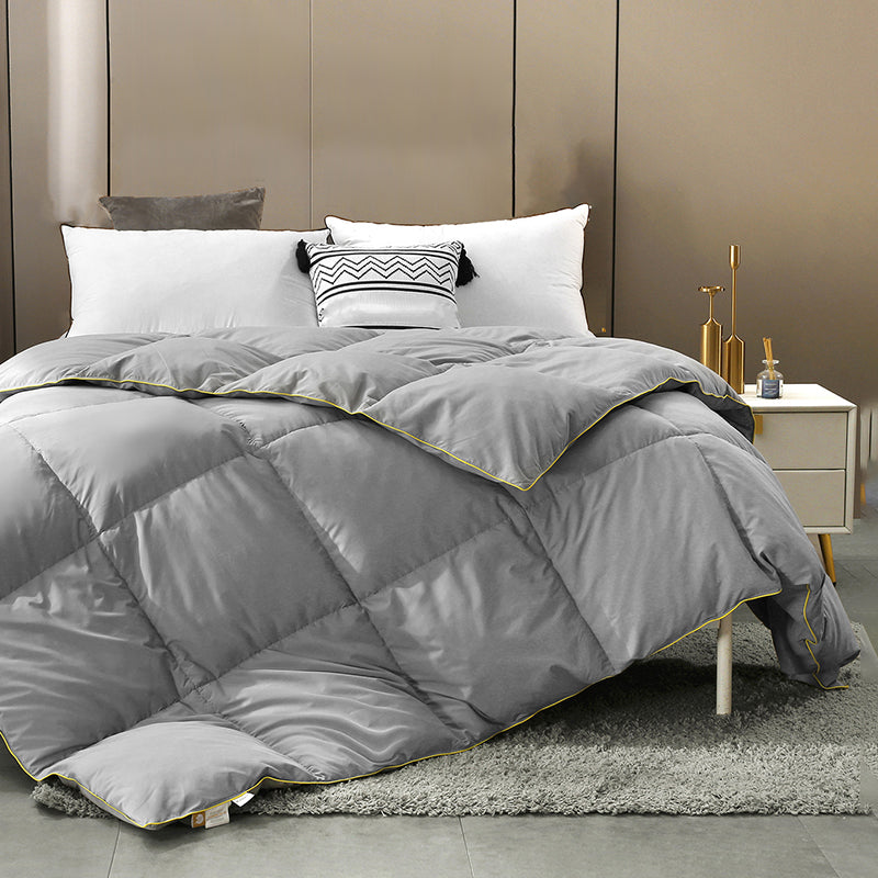 All Season Comforter Filled with Real Feather Fiber