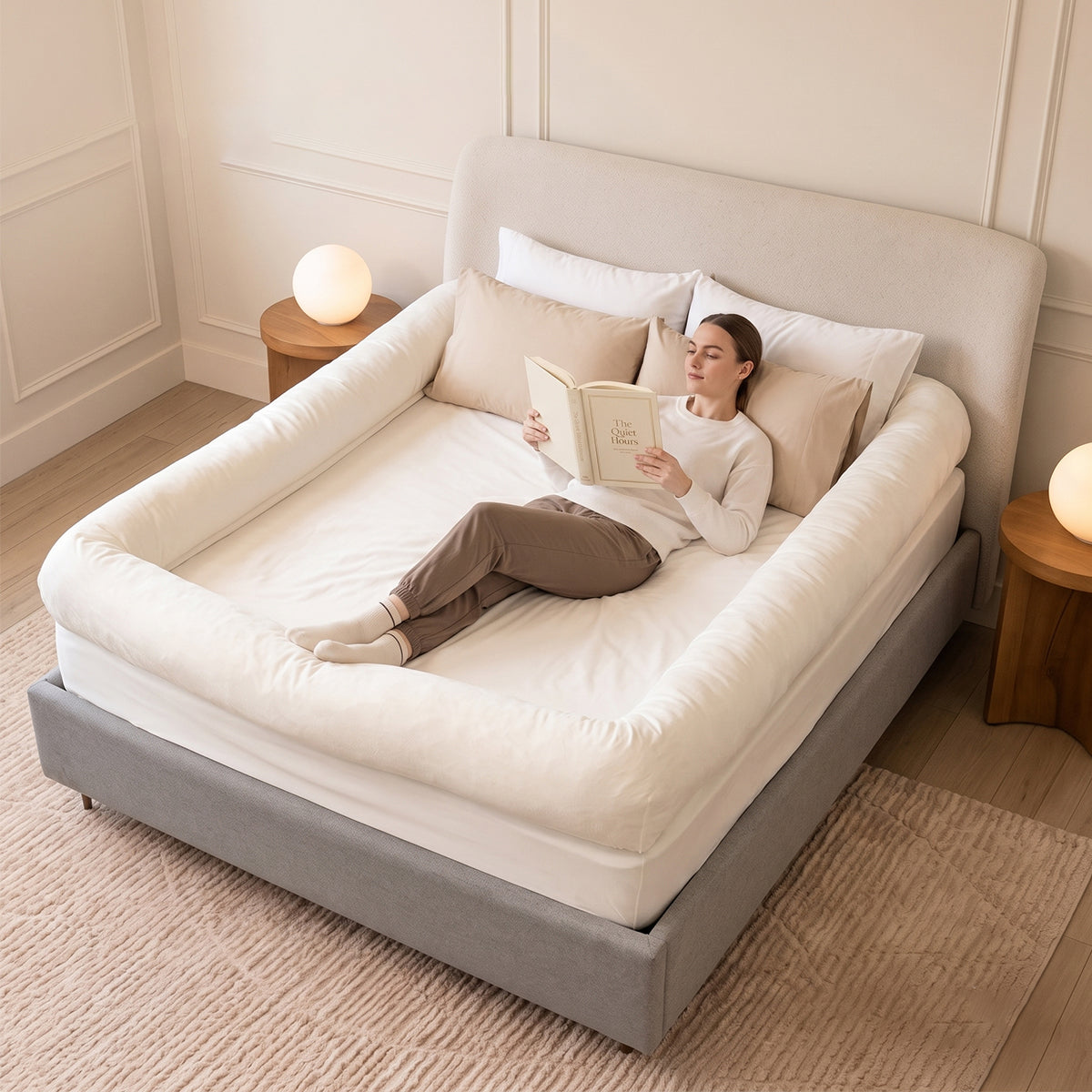 The PuffyNest™ Bordered Bed Sheet