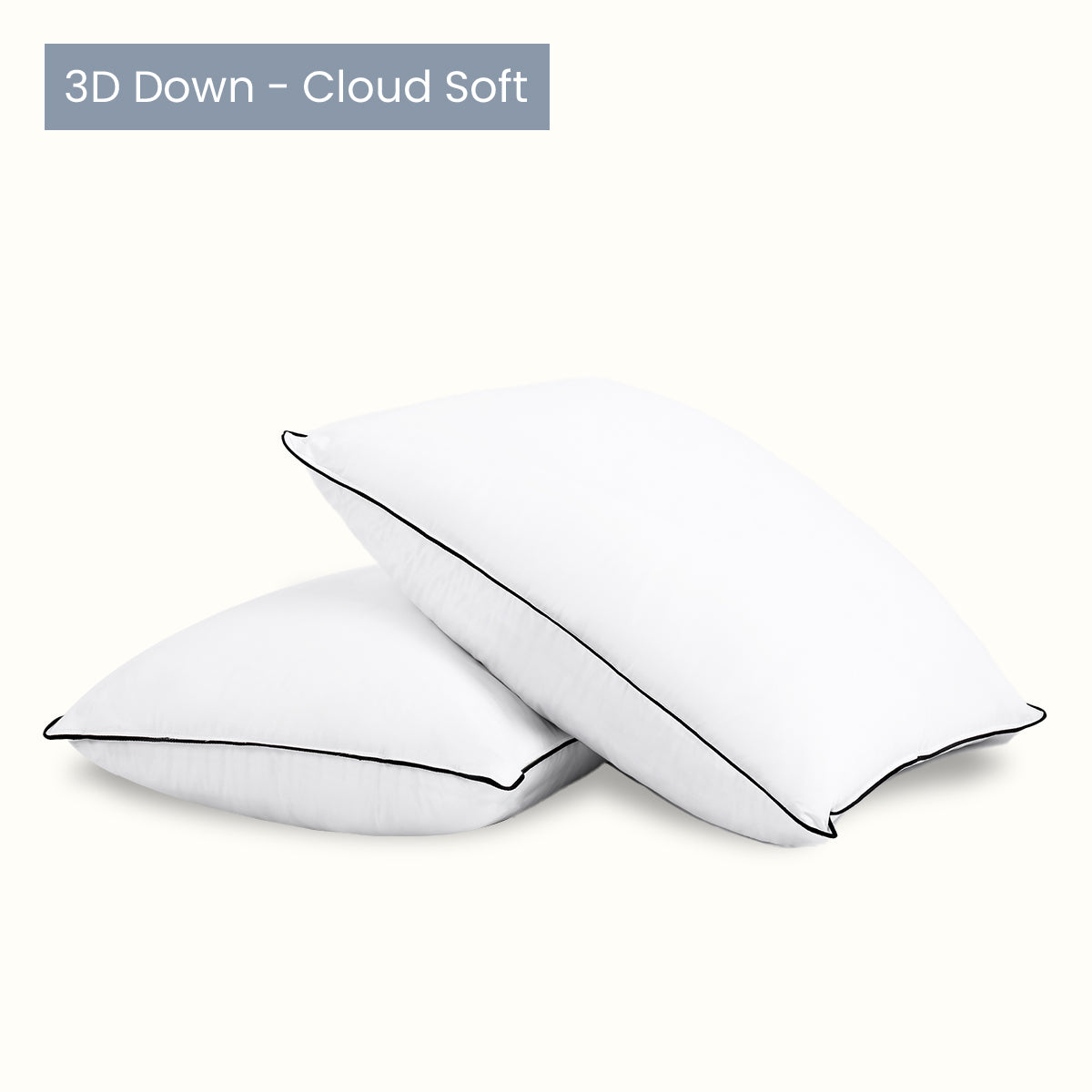 3D Duvet Pillows-Organic Goose Down Feather Pillows