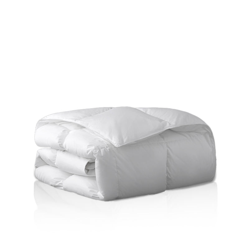 Sky-Classic Organic Cotton Goose Feather Down Comforter All-Season and Winter-weight Feather & Down Duvet Insert