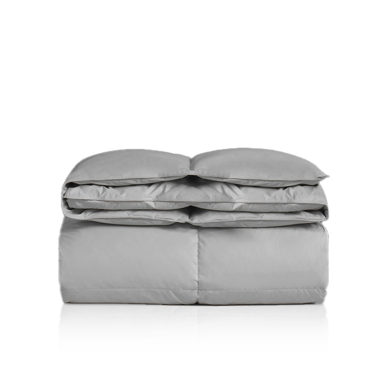 Sky-Classic Organic Cotton Goose Feather Down Comforter All-Season and Winter-weight Feather & Down Duvet Insert