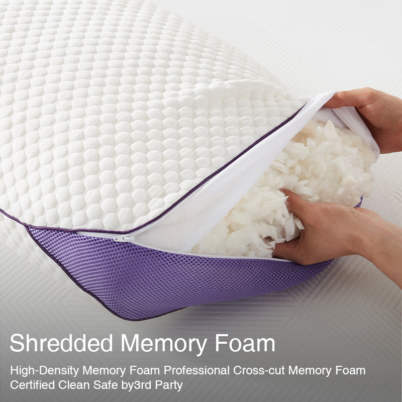 APSMILE Purple Memory Foam Pillow