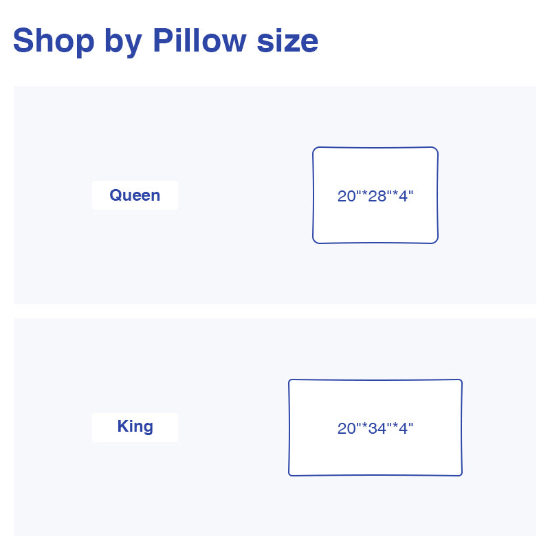 APSMILE Purple Memory Foam Pillow