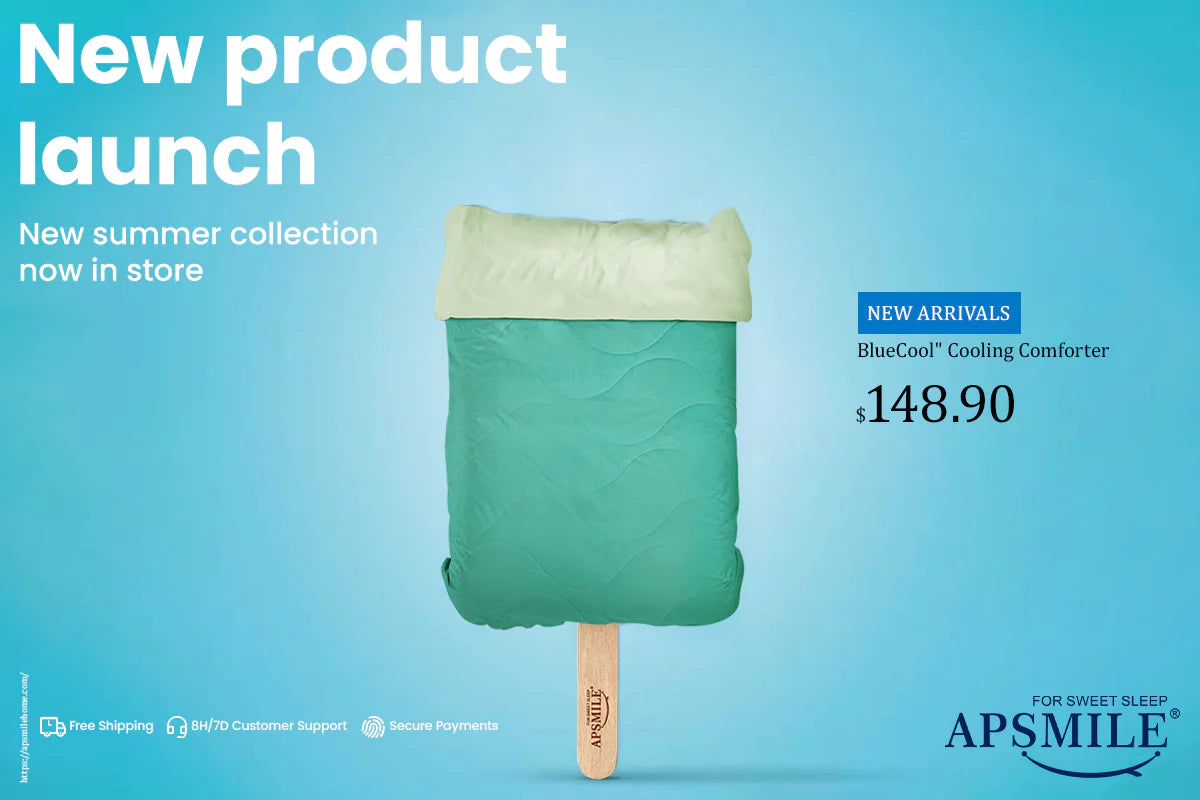 Stay Cool This Summer with the BlueCool™ Cooling Comforter: Your Perfect Choice for Hot Weather