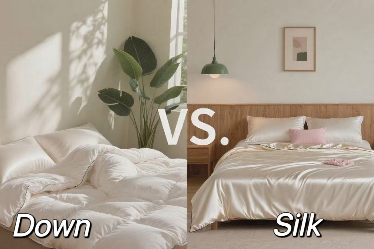 Exploring Luxury in Bedding—Down vs. Silk