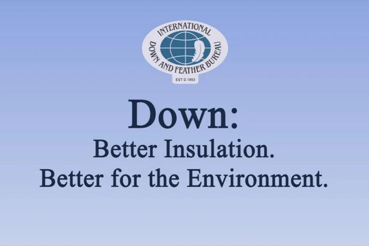 Down: Better Insulation. Better for the Environment.