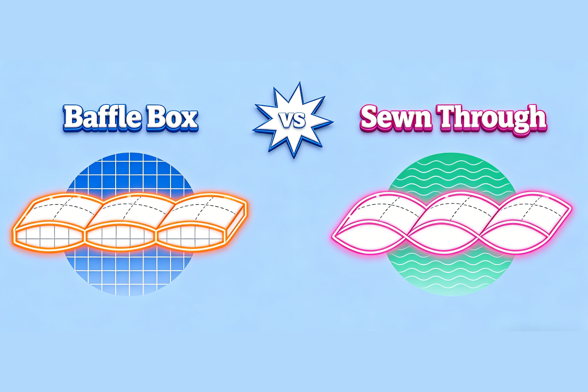 Baffle Box vs Sewn-Through Comforters