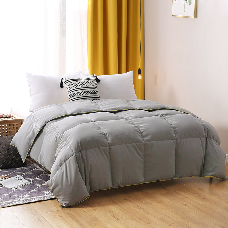 All Season Comforter Filled with Real Feather Fiber