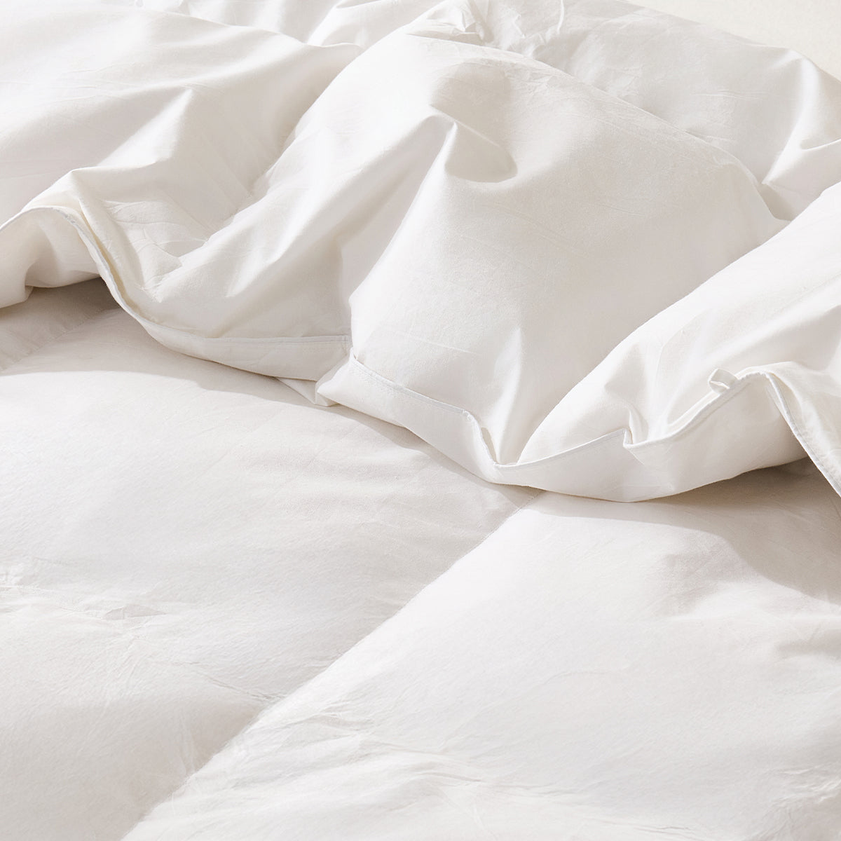 APSMILE Organic Cotton Feather Down Comforter