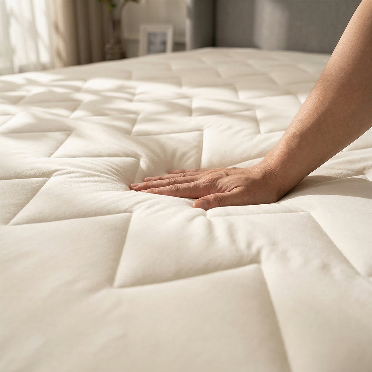 Soft & Cozy 3D Fill Cooling Mattress Topper – Luxurious Comfort