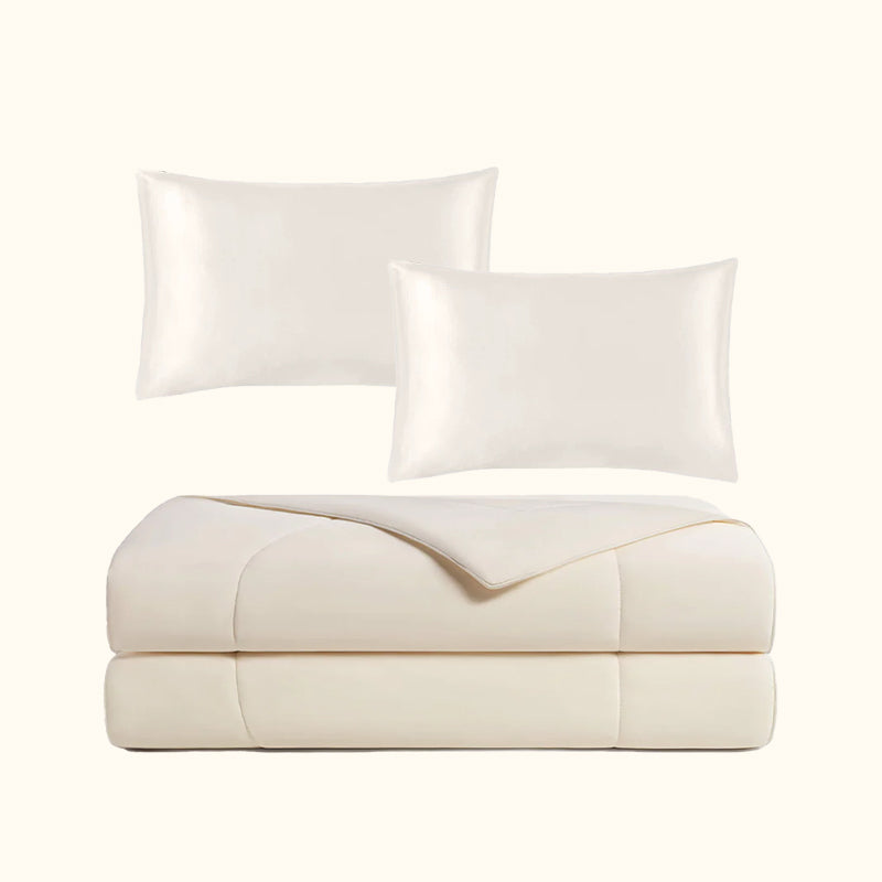 Natural Silk Comforter Set