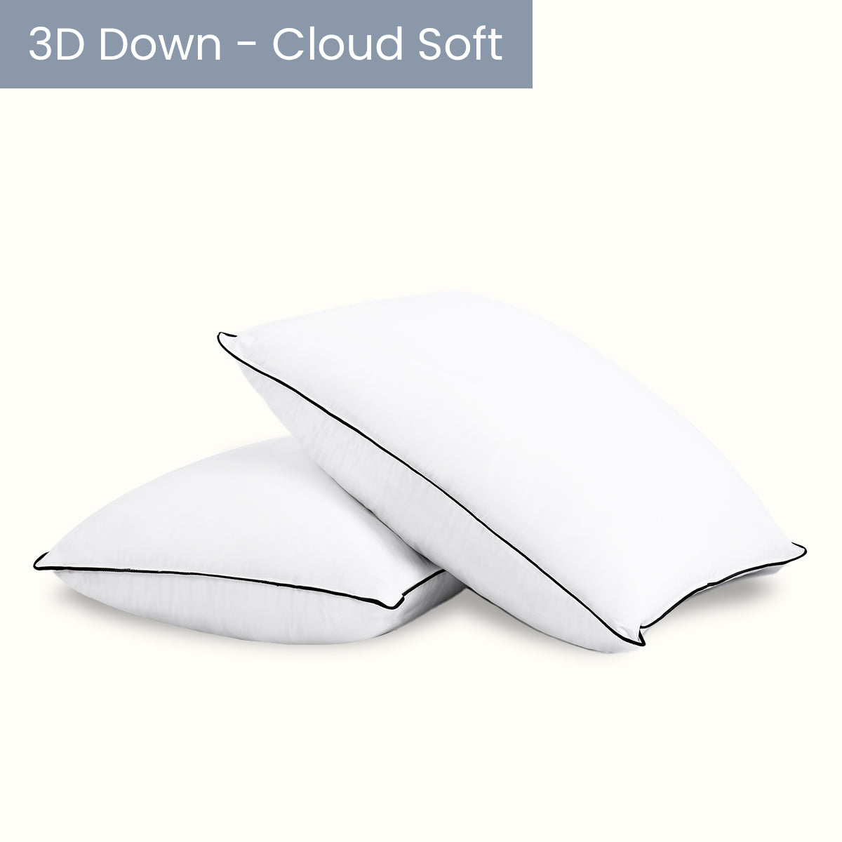 3D Duvet Pillows-Organic Goose Down Feather Pillows