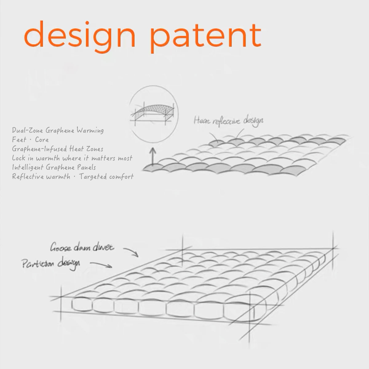 Far-infrared Luxury Down Comforter Insert