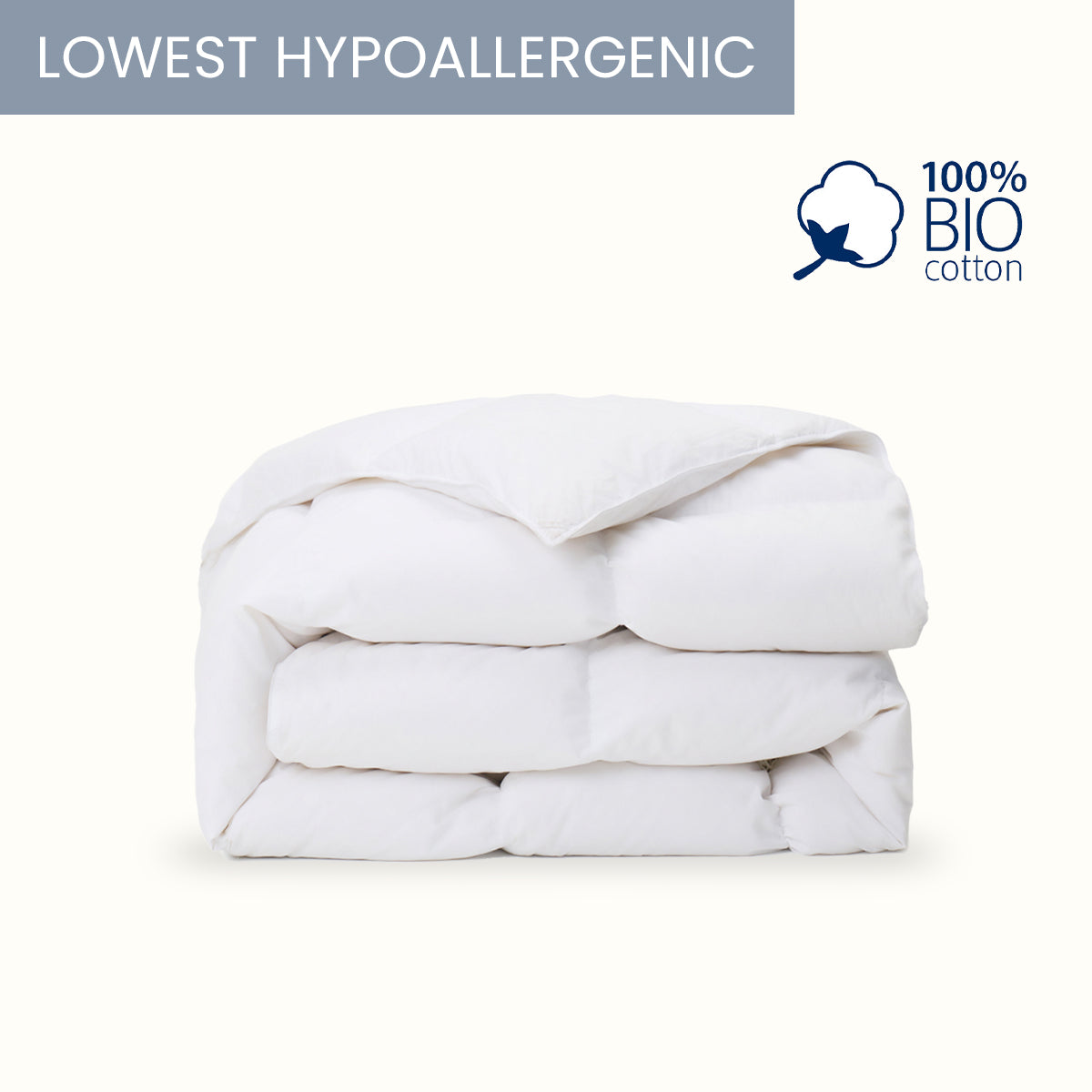 100%Organic Cotton Fluffy Down Comforter - PRO