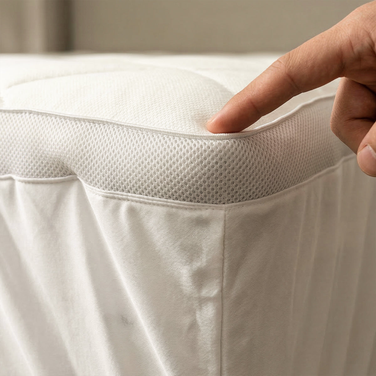 Soft & Cozy 3D Fill Cooling Mattress Topper – Luxurious Comfort