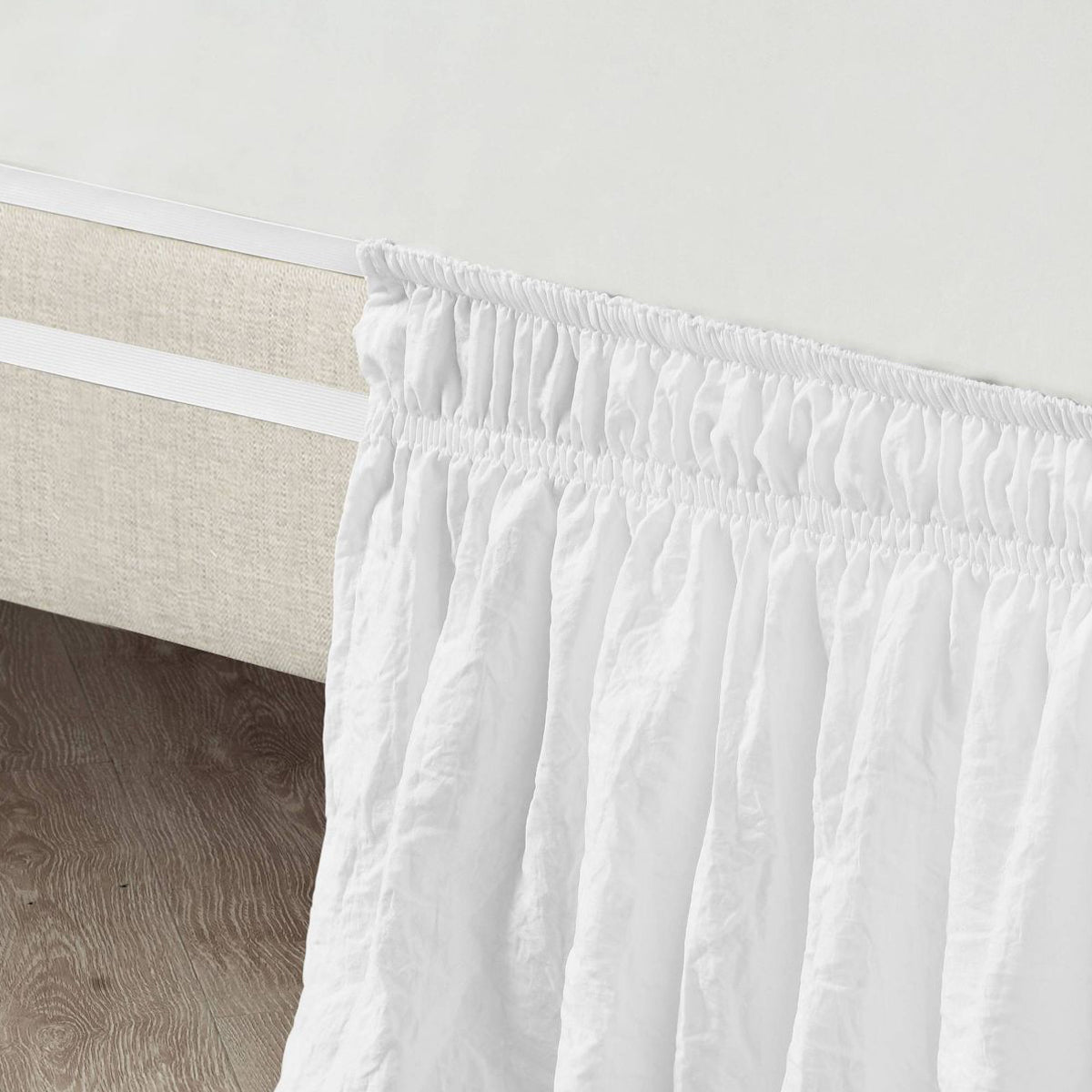 Classic Solid Elegant Ruffled Bed Skirt