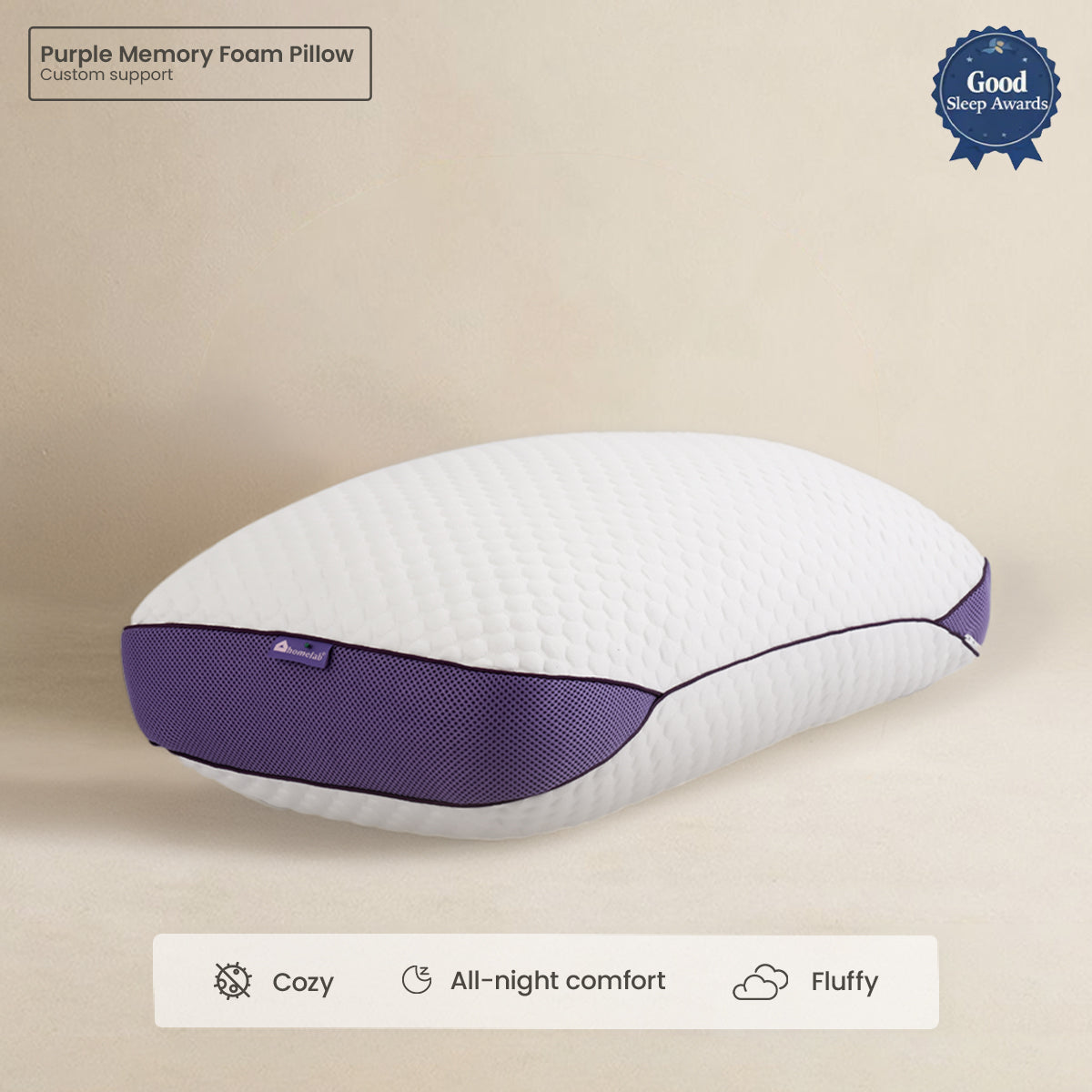 APSMILE Lila Memory Foam-Kissen