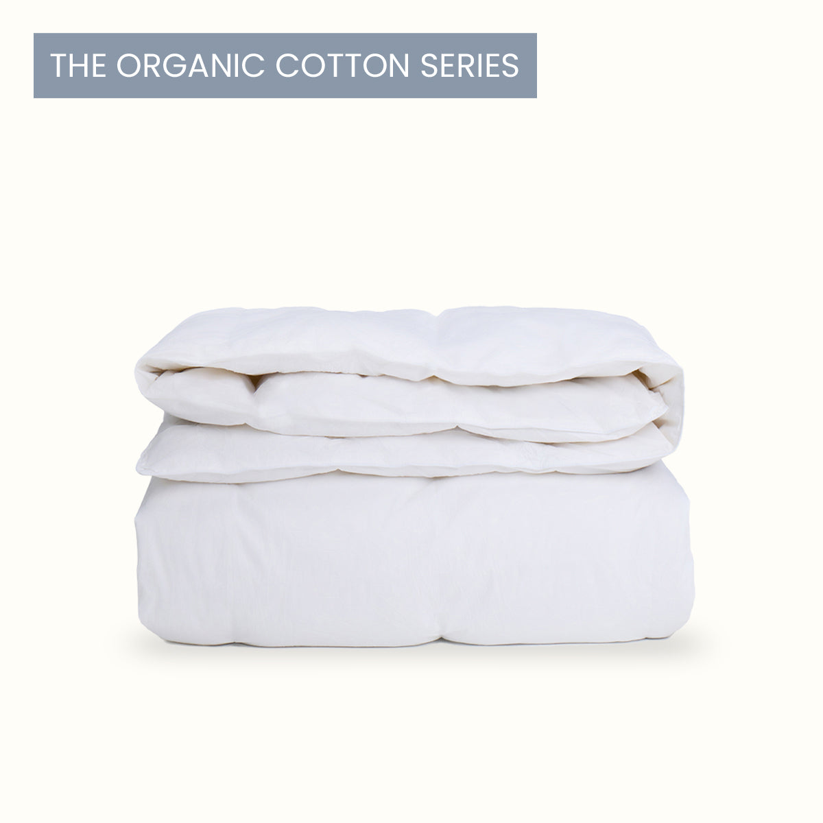 Sky-Classic Organic Cotton Goose Feather Down Comforter All-Season and Winter-weight Feather & Down Duvet Insert