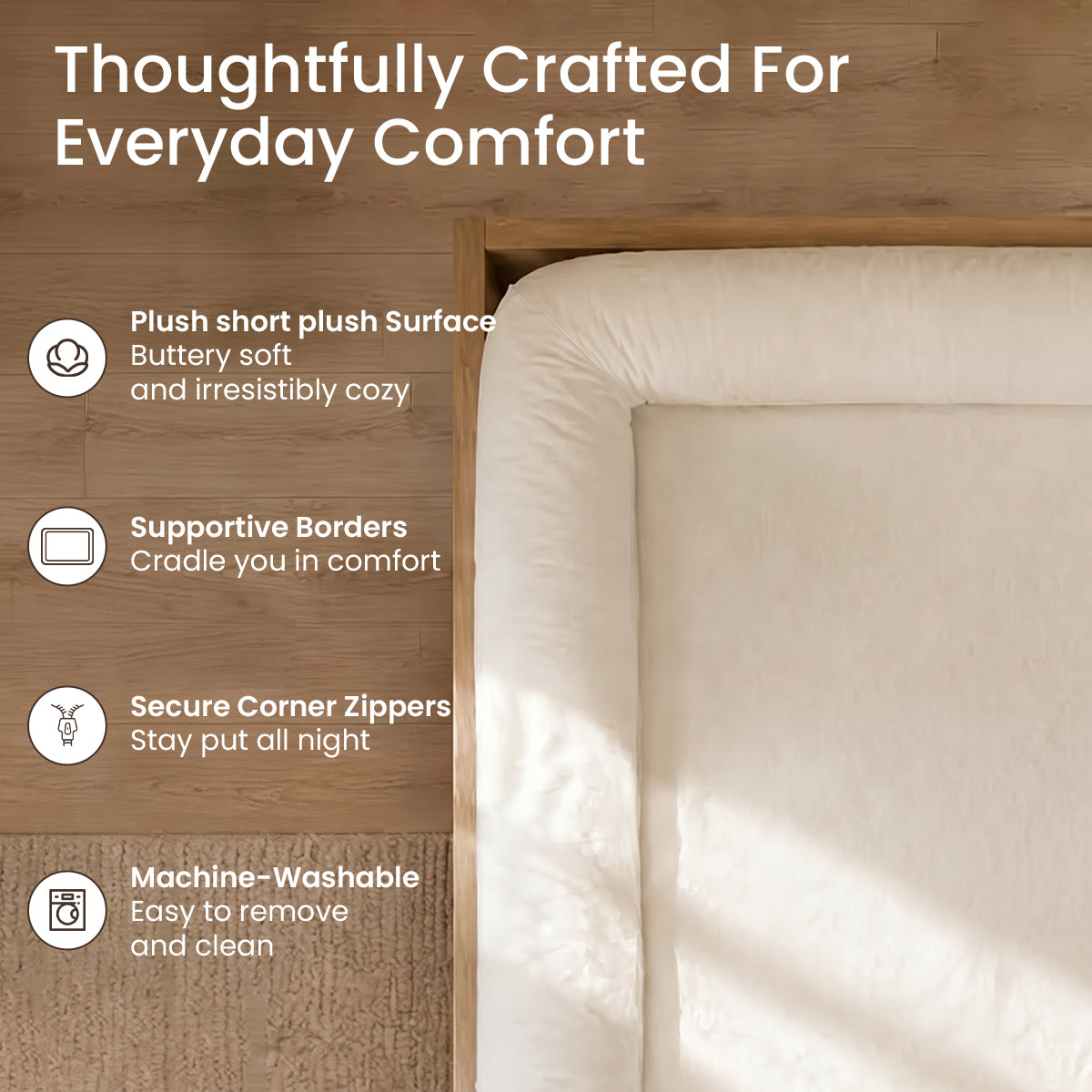 The PuffyNest™ Bordered Bed Sheet
