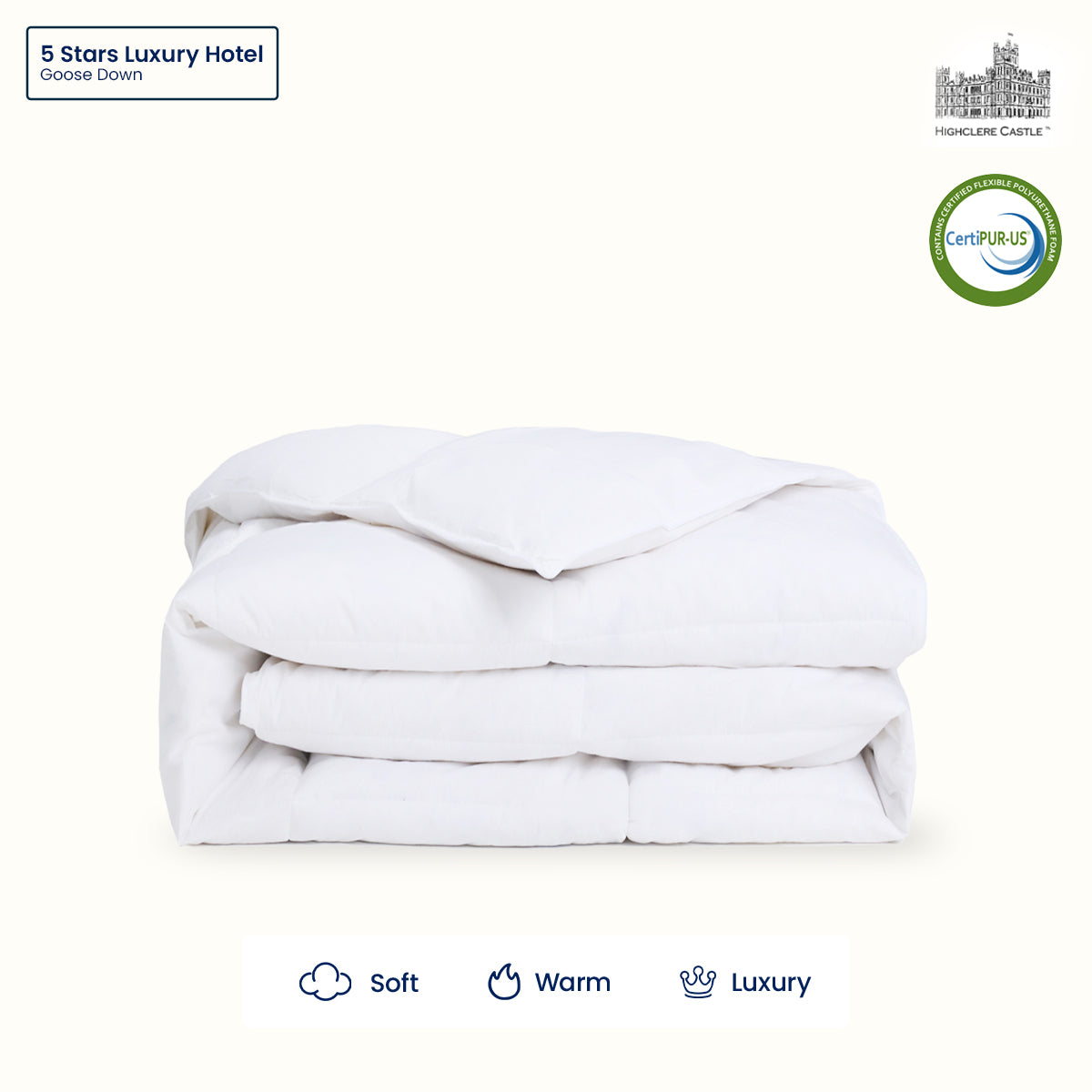 5 Stars Luxury Hotel Goose Down Duvet