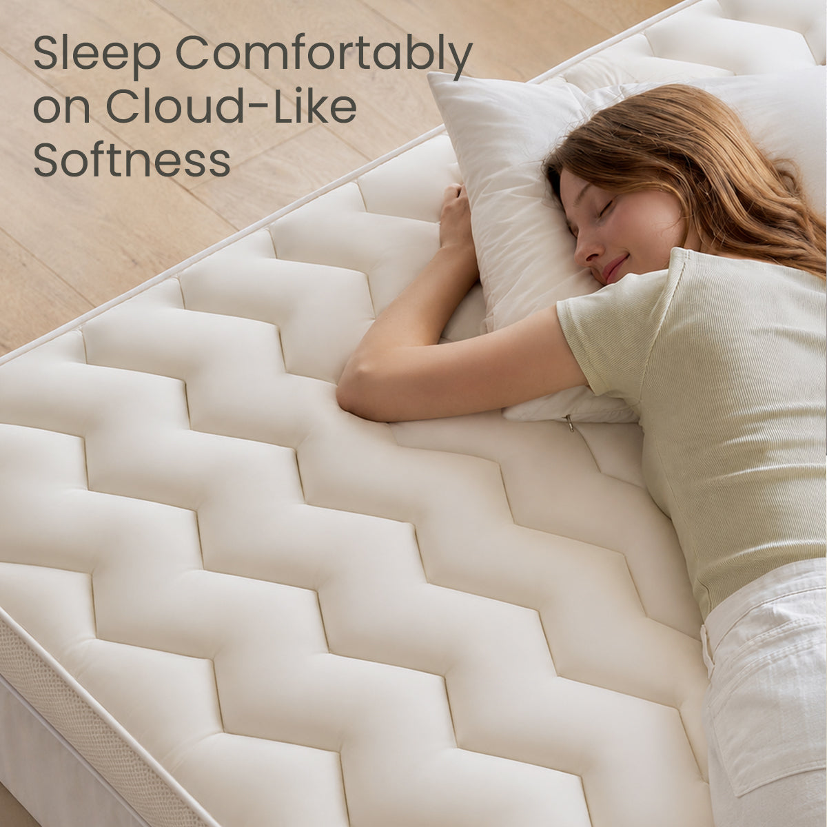 Soft & Cozy 3D Fill Cooling Mattress Topper – Luxurious Comfort