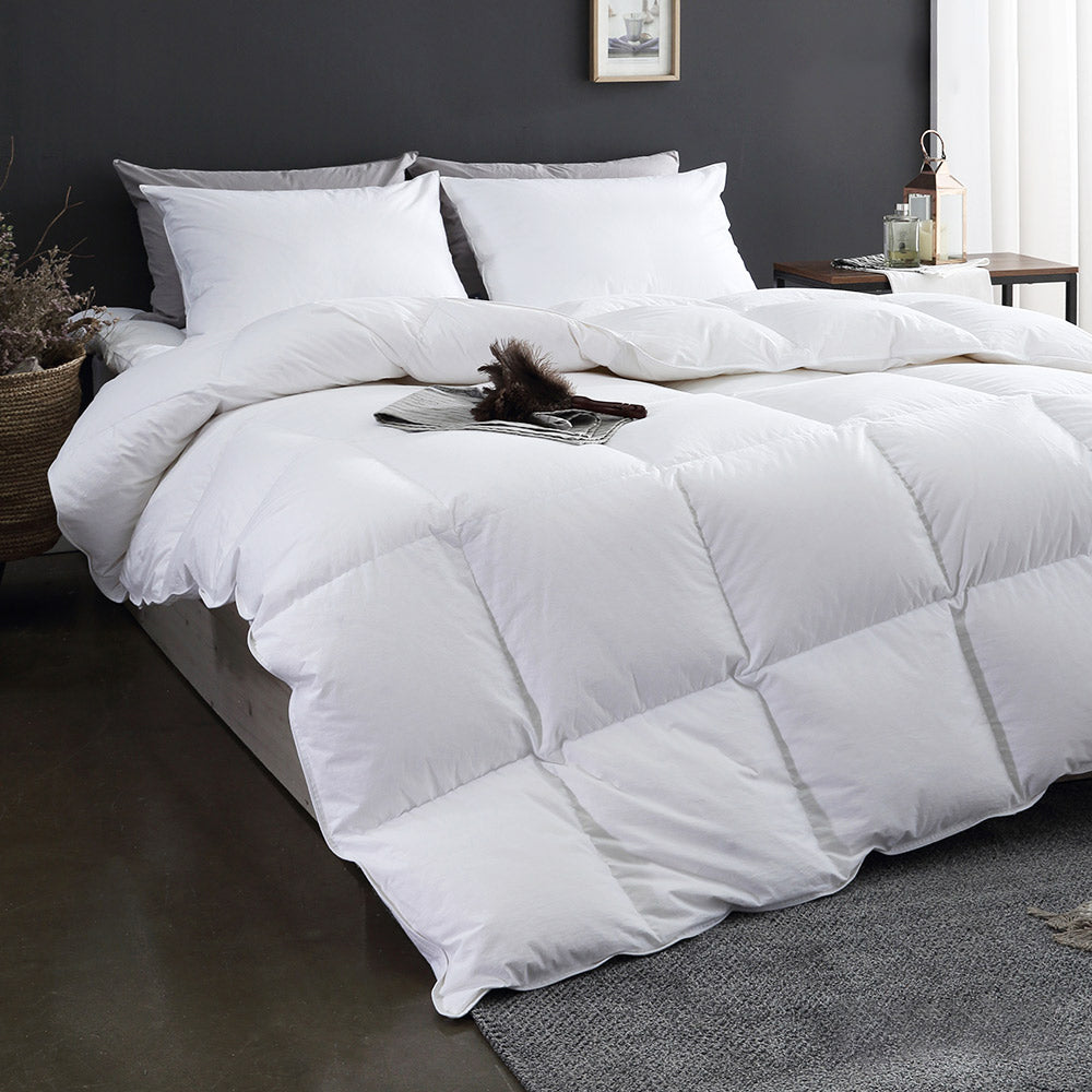 APSMILE All Season Goose buy Feather Down Comforter King Size - Ultra-Soft 750FP